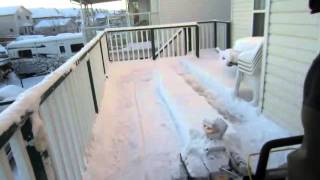 Yardworks Electric Snow 20quot 13 Amps Snow BlowerThrower Review [upl. by Deaner786]