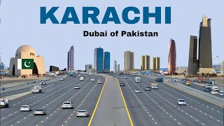 Karachi city 2024  Financial capital of Pakistan  आइए घूमे कराची शहर 🌿🇵🇰 [upl. by Levitus735]