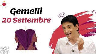 Gemelli ♊️ Loroscopo di Paolo Fox  20 Settembre 2024  San Gennaro pensaci tu [upl. by Anilet76]