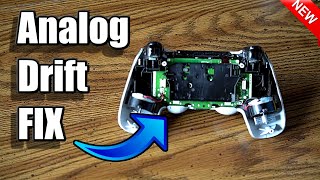 How to FIX ANALOG DRIFT in PS4 Controller 100 Works Cleaning Method [upl. by Ruamaj403]