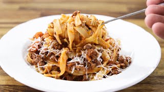 Pasta Bolognese Recipe  How to Make Bolognese [upl. by Lacefield274]