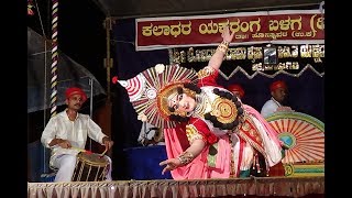 Yakshagana  Thenku Badagu  Madanakshi Tharavali  Veeramani Kalaga  8 [upl. by Eelyrag826]