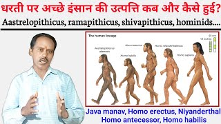 Dharti par manav ki utpatti kaise hui  Manav ki utpatti kaise hui  Primetes to Homo sapiens story [upl. by Christophe]