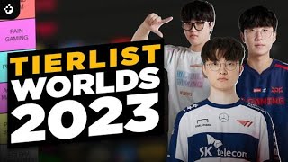 TIMES DO WORLDS 2023  Tierlist [upl. by Dlarrej]