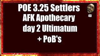 PoE AFK Apothecary Ultimatum Chieftain Igniteexplode tank [upl. by Yeldud]