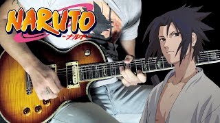 NARUTO OST  MARTYR Sasukes Revolution Theme guitar cover [upl. by Ynney46]