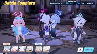 Blue Archive Global  TA S59 Hieronymus Torment Indoor  1 Team 39854639 pts [upl. by Aynwat611]