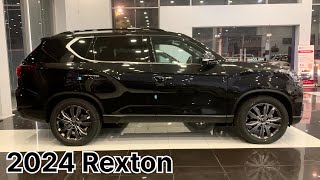 New 2024 Ssangyong Rexton 4WD Black Color  Exterior and Interior Details [upl. by Alister]