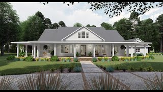 McKay House  Ranch House Plan  Country Floor Plan [upl. by Otir847]