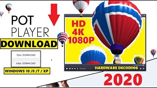 How to Download PotPlayer for Windows 10  Daum PotPlayer PC  PotPlayer Install  PotPlayer 172 [upl. by Sisson]