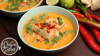 Creamy Tom Yum Soup Recipe  An Authentic Thai Soup Recipe You Must Make [upl. by Furey]