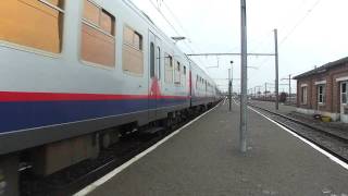 NMBS 437  326  409  377 vertrekken uit station Denderleeuw [upl. by Linn]