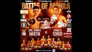 Carl jammes Martin Vs Charles Tondo FULL FIGHT [upl. by Aldrich]