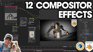 12 Awesome COMPOSITOR EFFECTS for BLENDER [upl. by Jaworski]