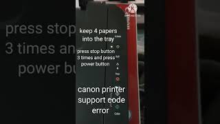 canon printer support code error solving [upl. by Sitra]