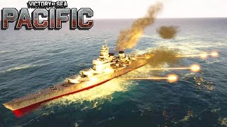 NEW NAVAL WARFARE WWII Strategy Carriers Battleships Fleet Battles  Victory at Sea Pacific [upl. by Ddal]