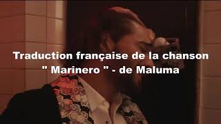 Maluma  Marinero Traduction [upl. by Ahsekar]