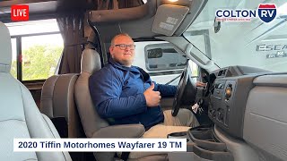 2020 Tiffin Motorhomes Wayfarer 19 TM Class C Gas Motorhome Walkthrough Review [upl. by Einnim329]