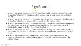 Research Methods Inferential Tests [upl. by Ollie428]