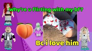 🍊TEXT TO SPEECH🍊 My bestie flirts my BF with her body [upl. by Aluk]