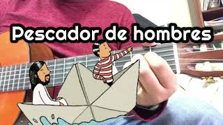 Pescador de hombres 🙏🏻 tutorial de guitarra 🔥 [upl. by Retluoc]