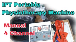 MINITensIFT Portable Physiotherapy MachineInterferential Therapy Unit PhysiotherapyPhysiowell IFT [upl. by Nuahsyt192]