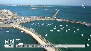 VUE DEN HAUT  Le port de Roscoff [upl. by Ennoira]