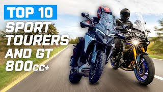 Top 10 Sports Tourer amp GT Motorcycles of 2022 800cc [upl. by Gierk]