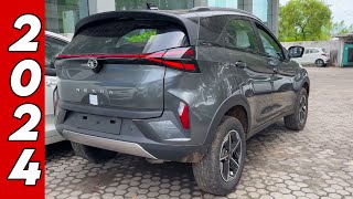 2024 TATA NEXON FEARLESS S VARIANT With Sunroof ₹13 Lakh ❤️ NEW NEXON FEARLESS TOP MODEL GREY 2024 [upl. by Ahtnamys]