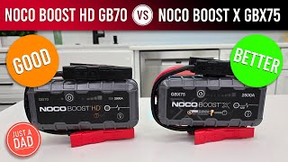 NOCO Boost HD GB70 2000A vs NOCO Boost X GBX75 2500A COMPARISON [upl. by Karin]