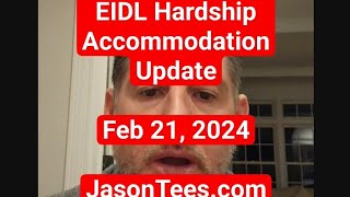 EIDL Hardship Accommodation Update February 21 2024 [upl. by Jurkoic]