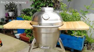 ProTech BBQ smoker Stainless steel kamado 16 inch  20 inch two sizes [upl. by Talya]