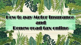 How to pay Motor Insurance and renew road tax online singapore Renew Roadtax motor insurance [upl. by Nor]