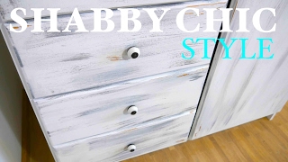 DIY Anleitung ✘ Schrank im Shabby Shic Style streichen ✘ Schritt für Schritt [upl. by Elenaj340]