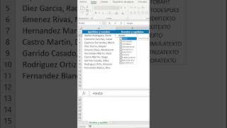 Cambiar orden apellidos y nombre por nombre y apellidos Tips Excel [upl. by Mckay]