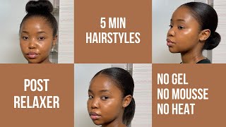 7 EASY RELAXED HAIRSTYLES  Buhle Mayatula [upl. by Dinesh]