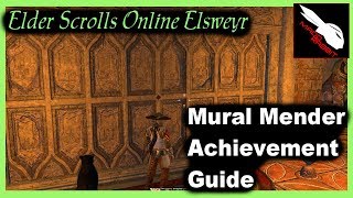 Mural Mender Guide Elder Scrolls Online Elsweyr Achievement [upl. by Suoivatnod220]