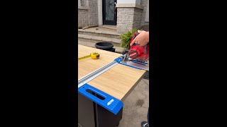 Cutting Down This Countertop with the Kreg RipCut [upl. by Oileduab711]