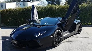 CM LAMBORGHINI Aventador LP7004 Roadster EGear 2015 12900 km 419900 TG [upl. by Vareck]