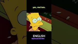 Bart trollea a su maestra  simpsons  aprende ingles [upl. by Aramit]