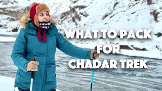 What to pack for Chadar Trek [upl. by Markos]