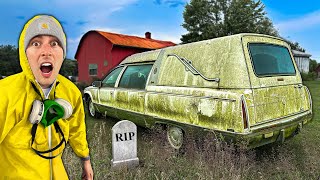 First Wash in 16 Years ABANDONED MOLDY Cadillac Hearse  Car Detailing Restoration [upl. by Yerfdog102]