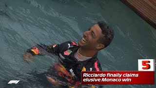 Top Five Moments  2018 Monaco Grand Prix [upl. by Eylatan]