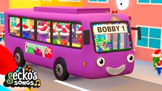 🎄 Jingle Bus Jingle Bus｜Geckos Garage Songs｜Kids Songs｜Trucks for Kids [upl. by Oramlub]