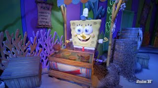 SpongeBob Animatronic  SpongeBobs Ride Highlights at Circus Circus Las Vegas [upl. by Bywoods]