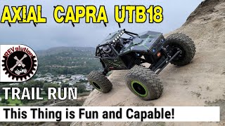 Axial Capra UTB18  Trail Run  9172023 [upl. by Hedvah]