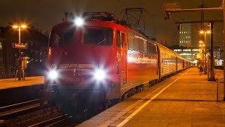 110 491 mit Autoreisezug in Hamburg Altona [upl. by Ecnaiva]