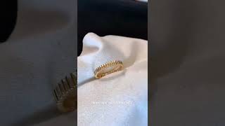 Custom Made Boucheron Ring 18K Real Gold For Women [upl. by Ydospahr109]