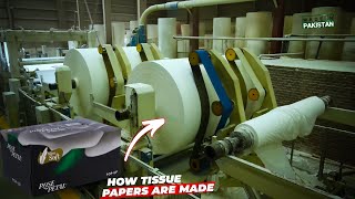 How Tissue Paper Is Made Inside Factory  Amazing Process of Tissue Paper Making Machine [upl. by Yenruoc]