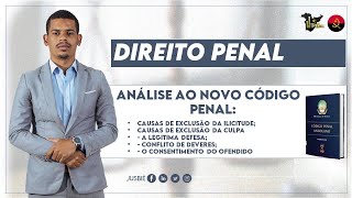 Causas de Exclusão da Ilicitude e da Culpa  Análise ao Novo Código Penal Título II Cap III  Ep4 [upl. by Oilegor]